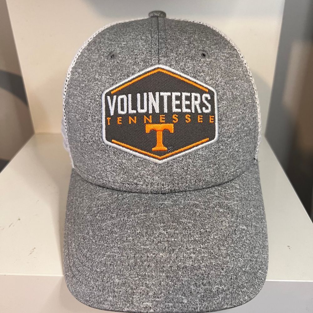 Tennessee Volunteers Trucker Hat Mesh Gray White Orange NCAA Baseball Cap